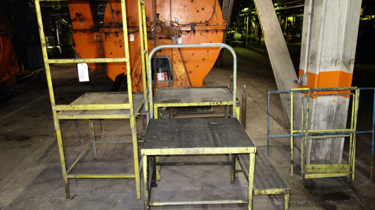 ASSORTED WORK PLATFORMS AND HAND RAILS - MISCELLANEOUS