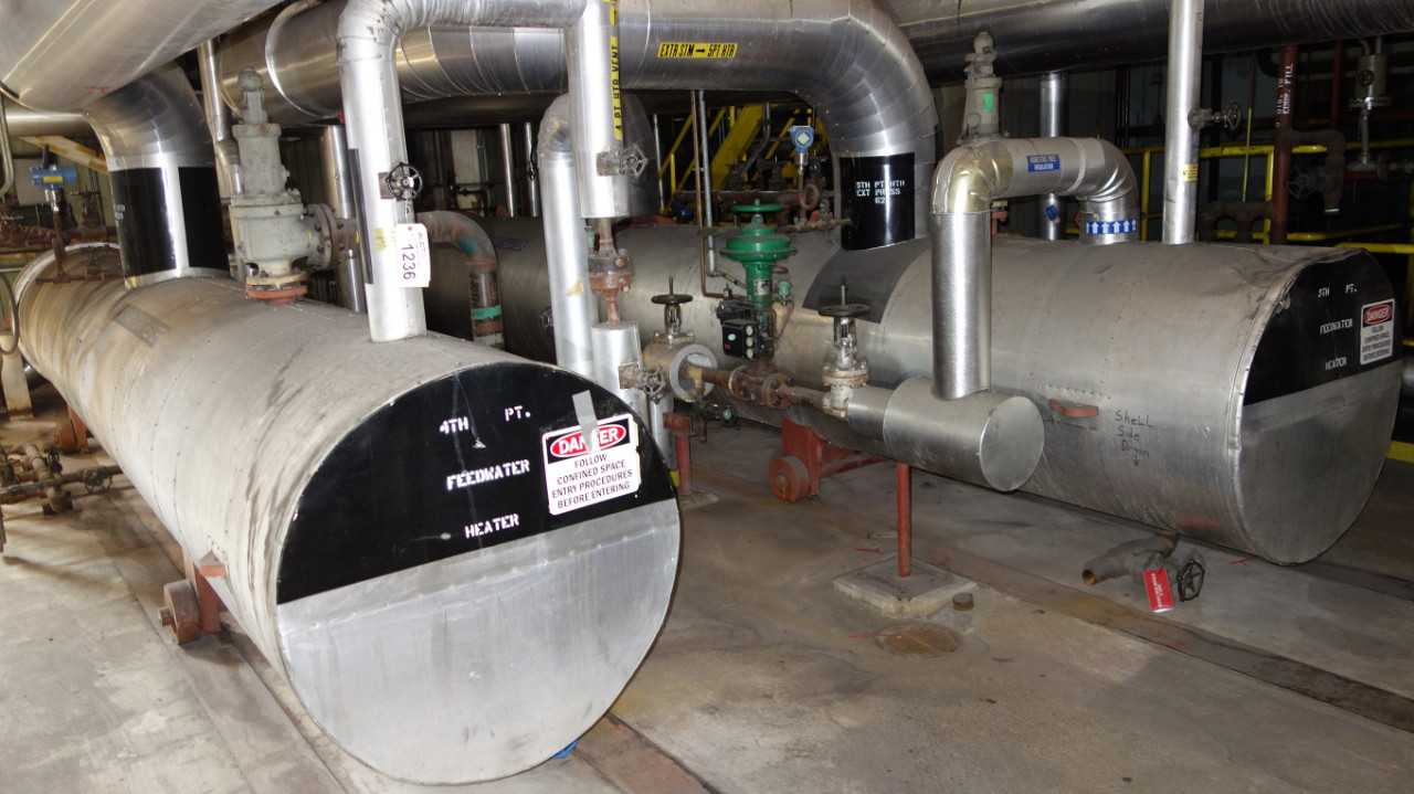 LOT OF 2 YUBA FEEDWATER HEAT EXCHANGERS