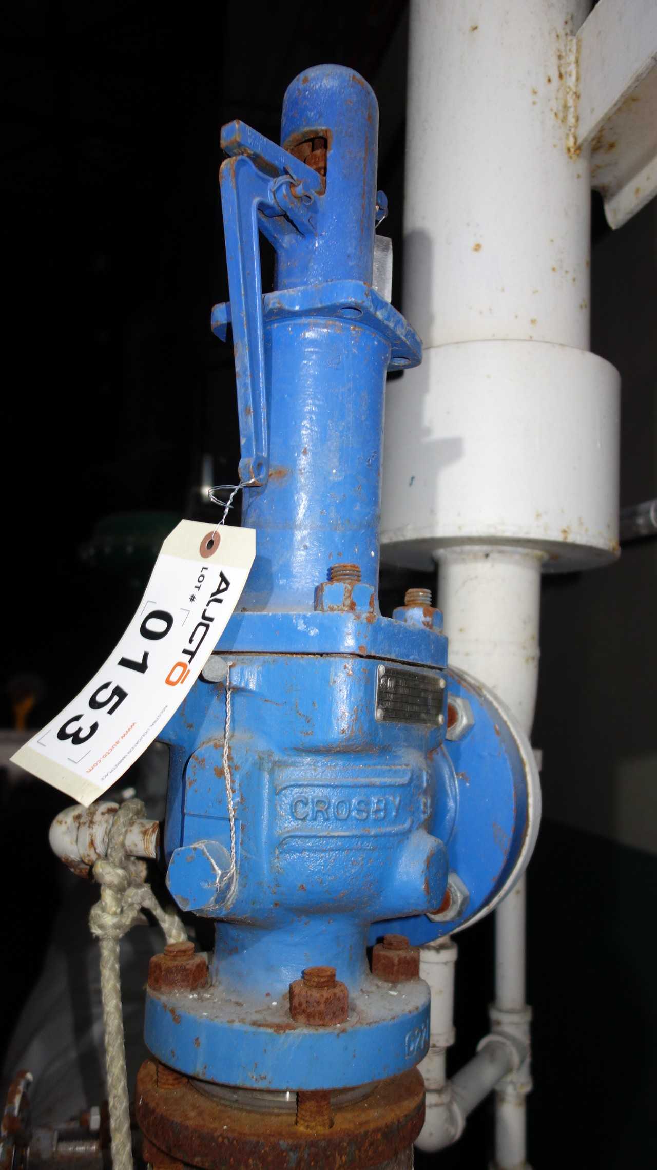 CROSBY 2" X 3" STEEL RELIEF VALVE 2J3 150 PSIG - RELIEF VALVE