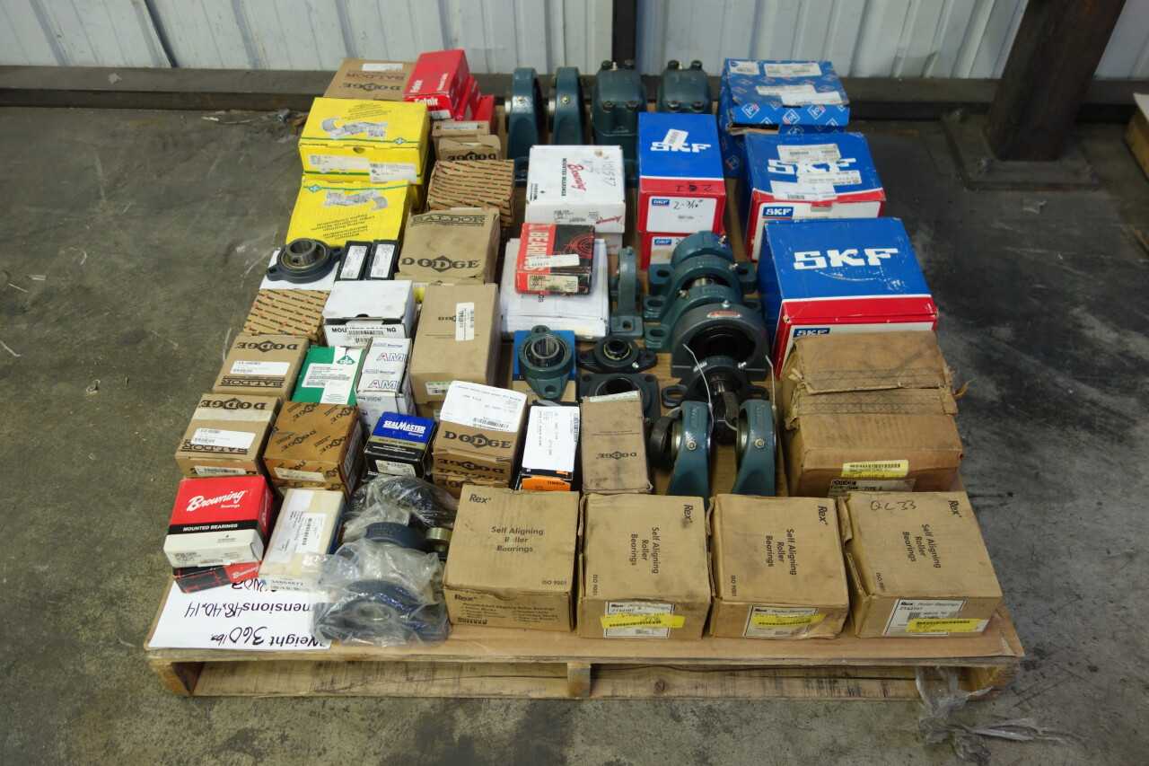 PALLET OF ASSORTED BEARINGS - BEARINGS