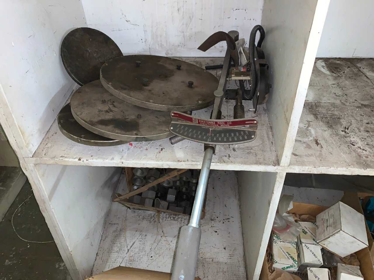 Large Shelving unit with all contents - INDUSTRIAL PARTS