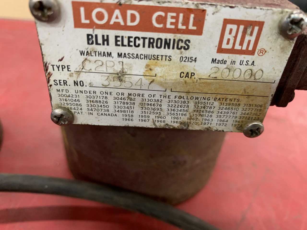 LOT OF 3 BLH ELECTRONICS LOAD CELLS C2P1 - ELECTRICAL PARTS
