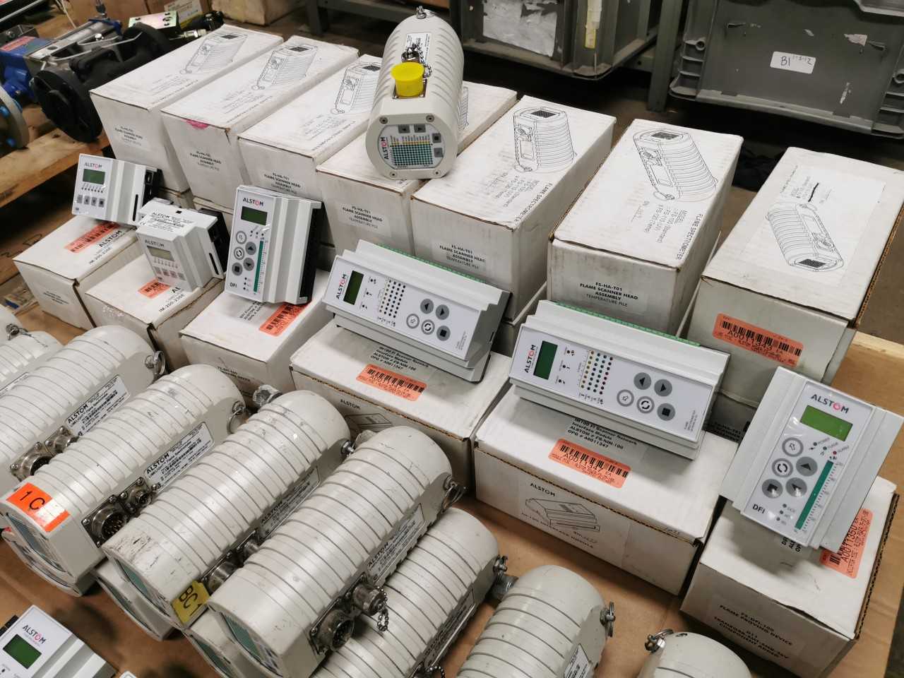 Lot of Alstom Flame Scanners & Interface Modules - PROCESS EQUIPMENT