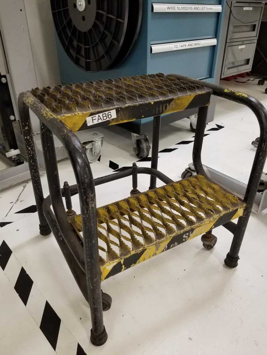 Lot of (2) Industrial Step Stools - MATERIAL HANDLING