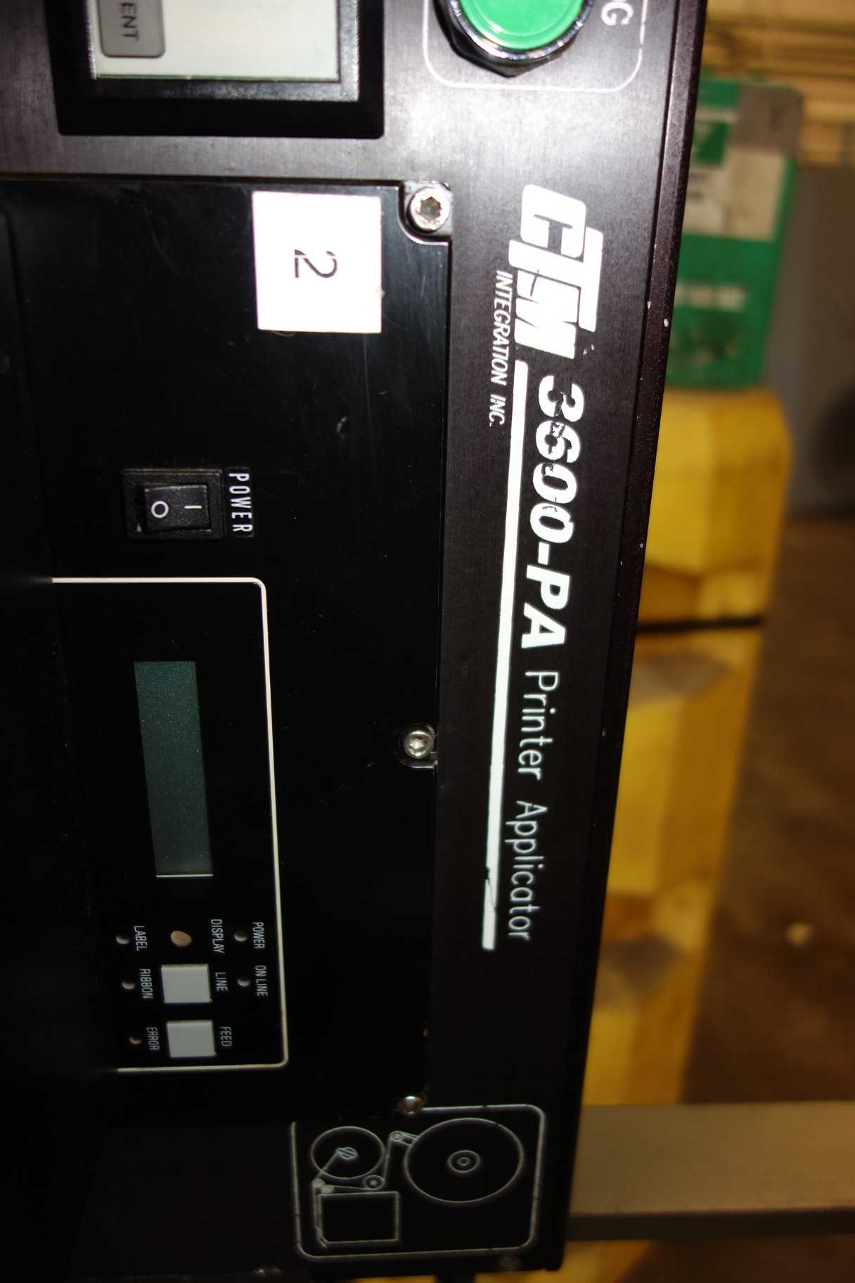 CTM 3600-PA LABEL PRINTER APPLICATOR - PACKAGING