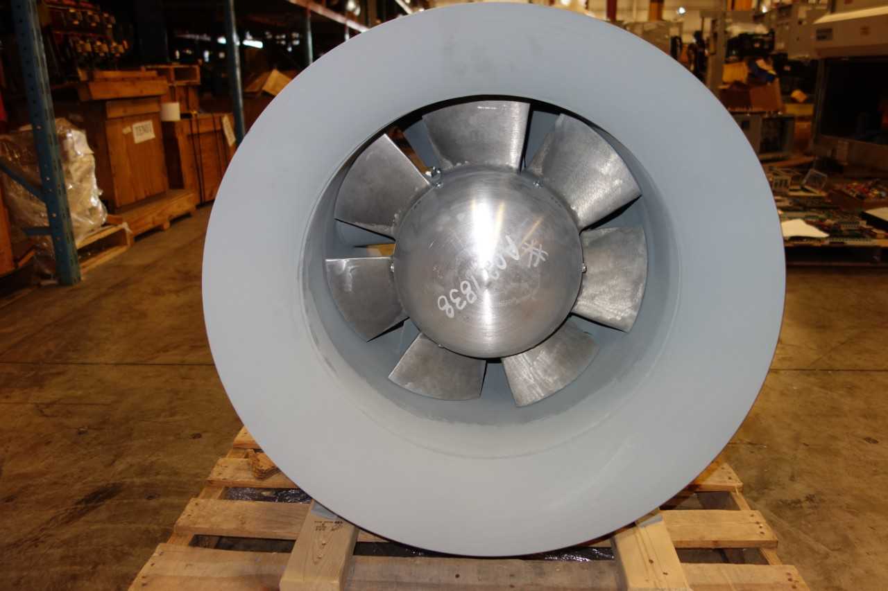 HOWDEN AXIAL FAN A7 NAVY VANE AXIAL 10 AIR OVER 460V-AC - ELECTRIC MOTORS