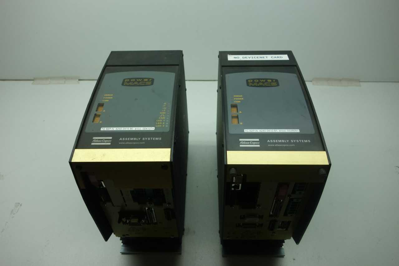 LOT OF 2 NUTRUNNER CONTROLLER UNIT - ATLAS COPCO - ELECTRIC POWER TOOLS