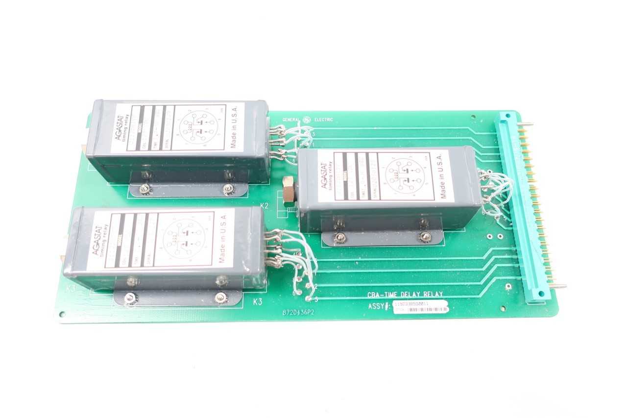 GENERAL ELECTRIC GE CBA-TIME DELAY RELAY PCB CIRCUIT BOARD - AUTOMATION & CONTROLS