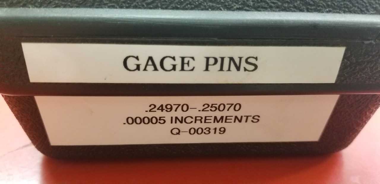 Van Keuren Gage Pins - PROCESS EQUIPMENT