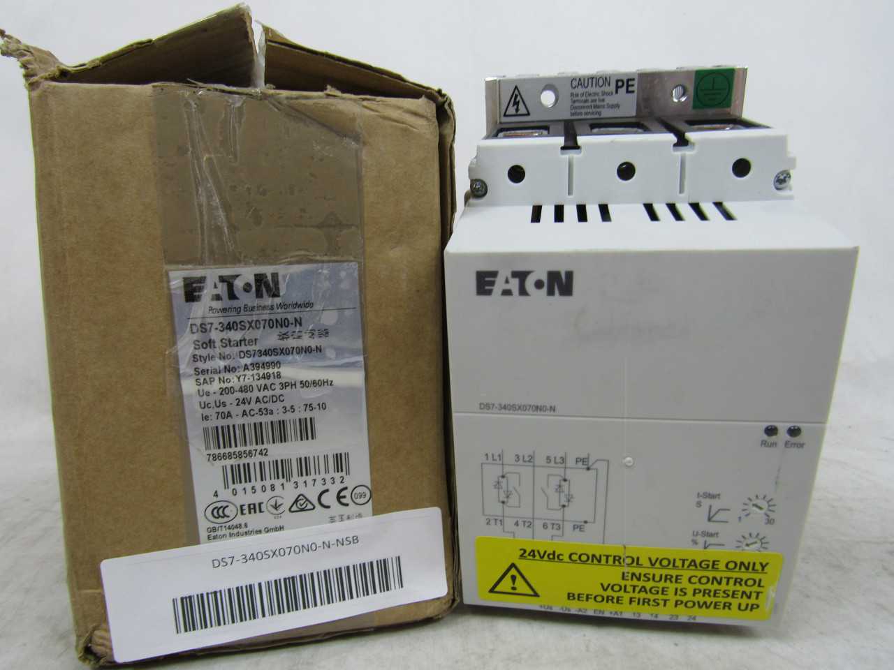 5x Eaton DS7-340SX070N0-N Soft Starter - MOTOR STARTERS