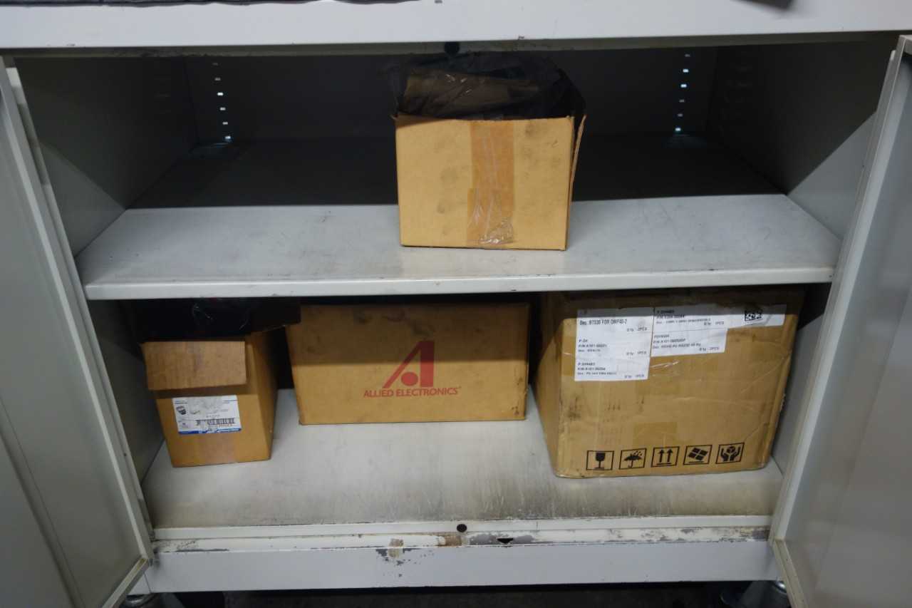 Rolling cabinet with contents - TOOL STORAGE