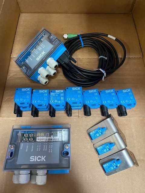 SICK Equipment "Like New - Pulled from New Machinery and Bench Tested" - Qty:3 - SICK WTB4-3P2261 Photoelectric Proximity Sensor 1028100; Qty:15 - SICK WTB12-3P2411 Optic 10....30VDC; Qty:2 - SICK CDB620-001 P/N: 1042256 Connection Module Sensor Junctio - INDUSTRIAL PARTS SICK Equipment "Like New - Pulled from New Machinery and Bench Tested" - Qty:3 - SICK WTB4-3P2261 Photoelectric Proximity Sensor 1028100; Qty:15 - SICK WTB12-3P2411 Optic 10....30VDC; Qty:2 - SICK CDB620-001 P/N: 1042256 Connection Module Sensor Junctio - INDUSTRIAL PARTS