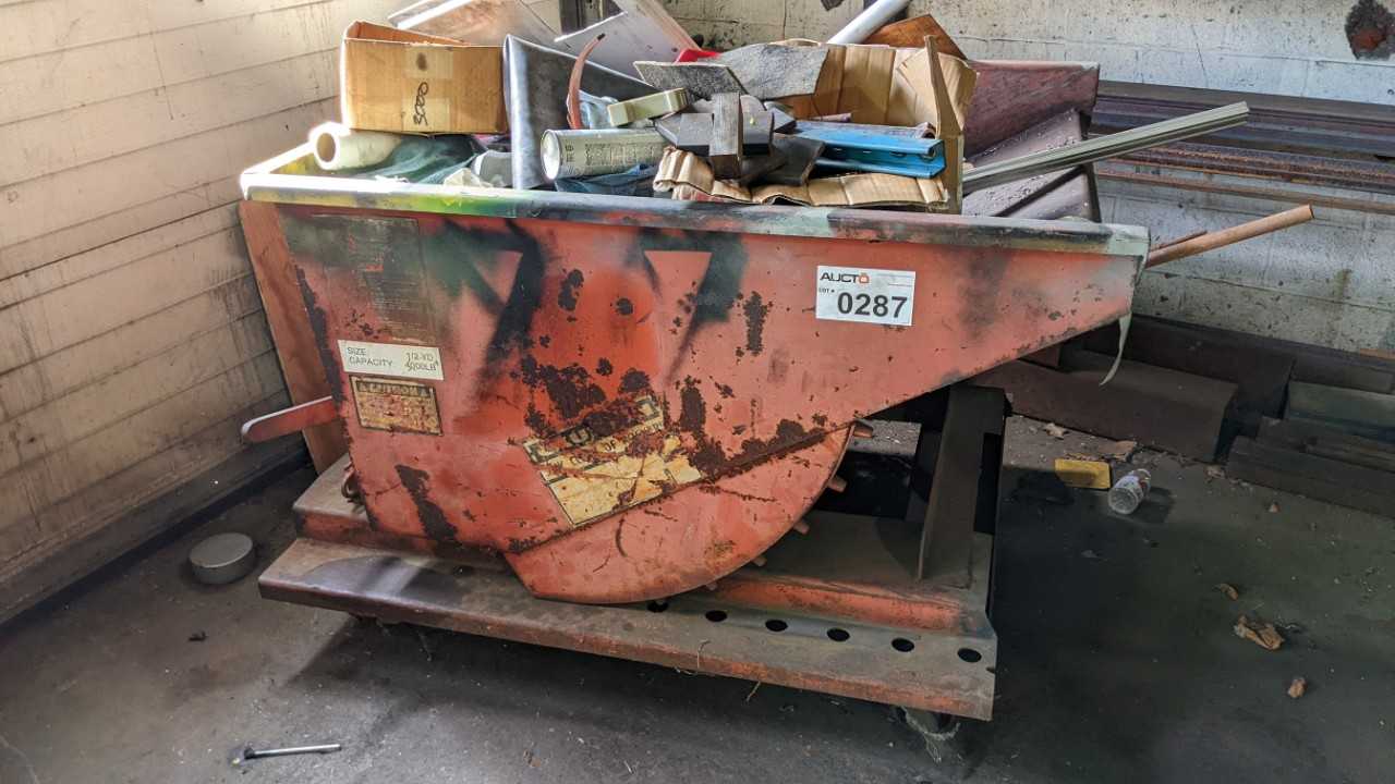 Hopper dump bin - WASTE BINS