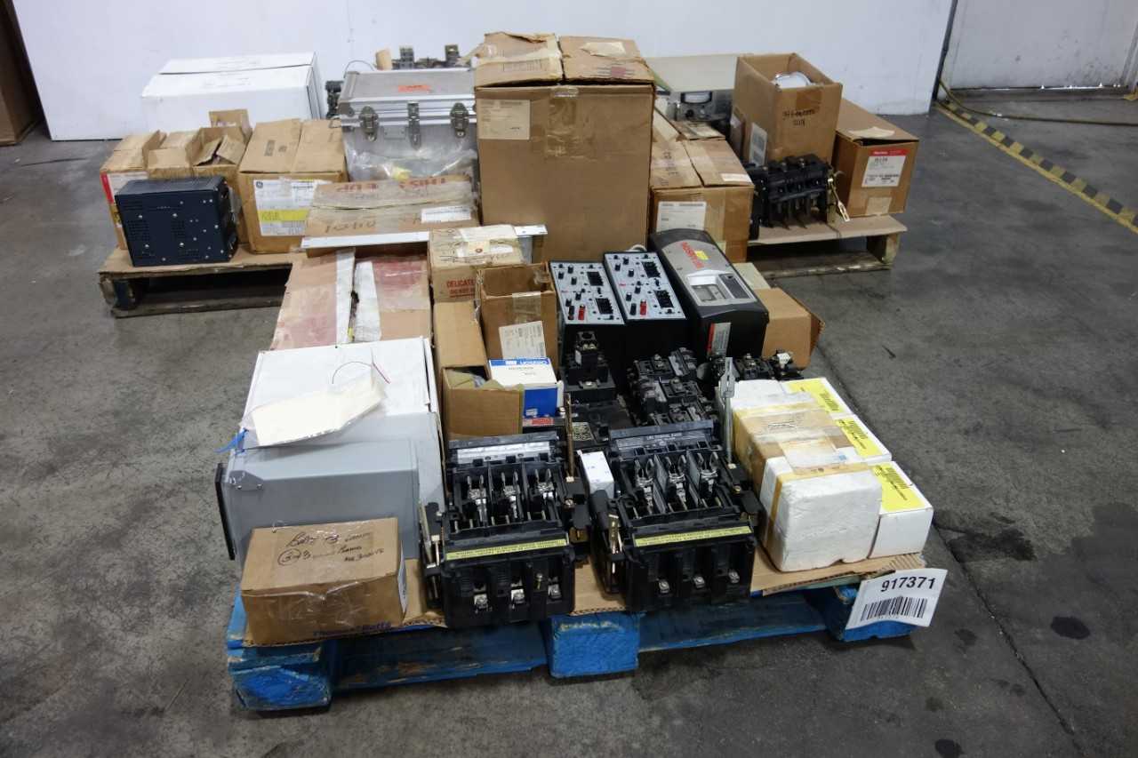 3 PALLETS OF ASSORTED ELECTRICAL - ELECTRICAL COMPONENTS