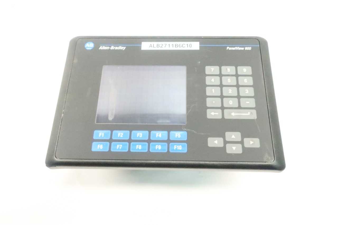 ALLEN BRADLEY 2711-B6C10 100-240V-AC 60VA SER C OPERATOR INTERFACE PANEL - AUTOMATION & CONTROLS ALLEN BRADLEY 2711-B6C10 100-240V-AC 60VA SER C OPERATOR INTERFACE PANEL - AUTOMATION & CONTROLS