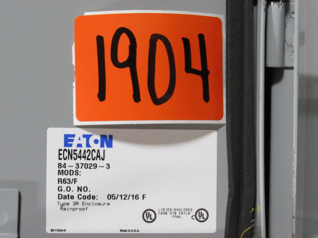 Eaton Panel w/ Fused Disconnect - ELECTRICAL COMPONENTS