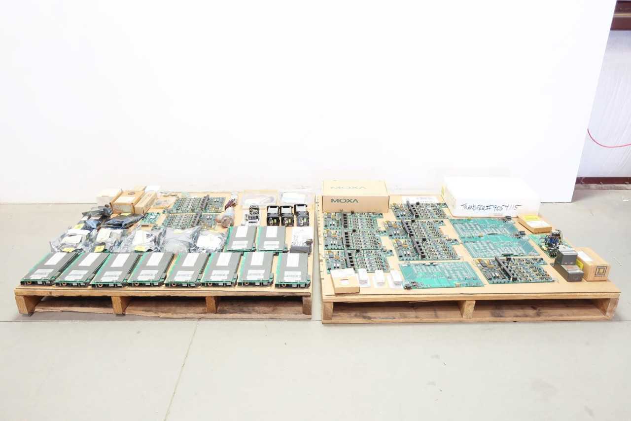 2 PALLETS OF WESTINGHOUSE PCBS, ALLEN BRADLEY, PLCS, CONTROLS - ELECTRICAL COMPONENTS