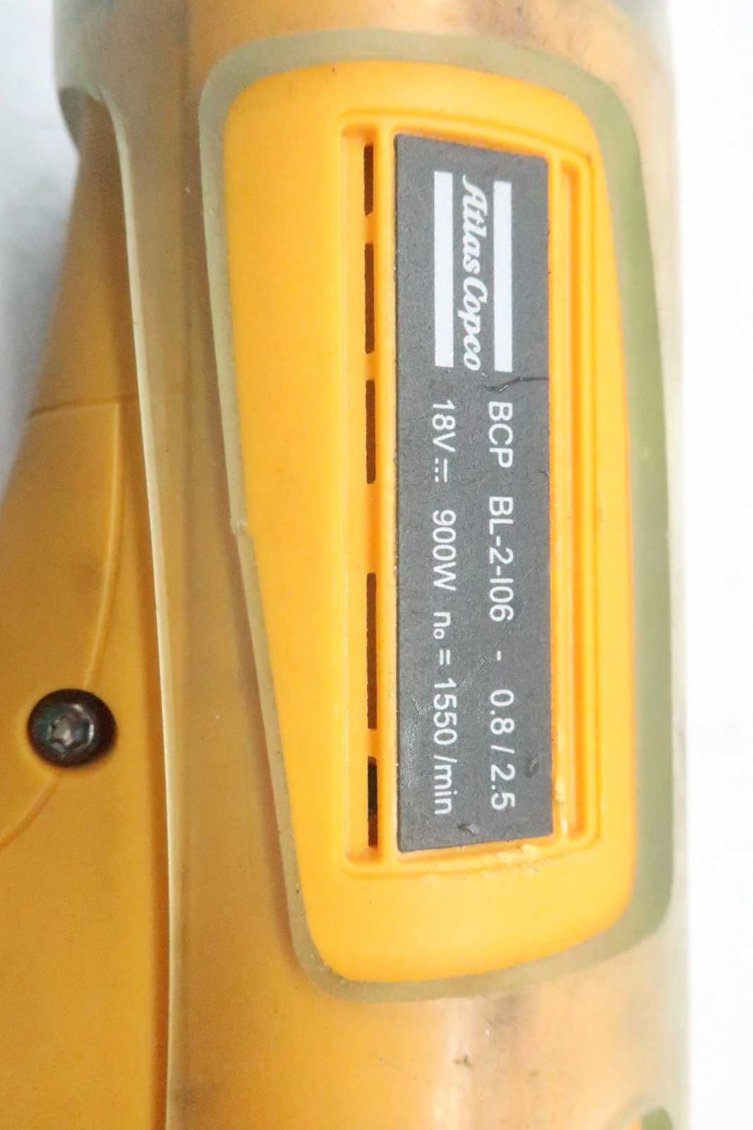 ATLAS COPCO BCP BL-2-106 18V-DC 1550RPM CORDLESS DRILL - ELECTRIC POWER TOOLS