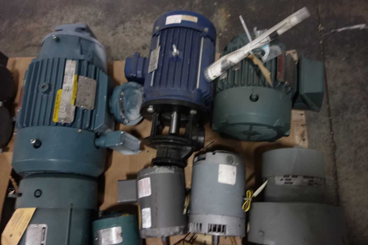 3 PALLETS OF ASSORTED ELECTRIC MOTORS - ELECTRIC MOTORS