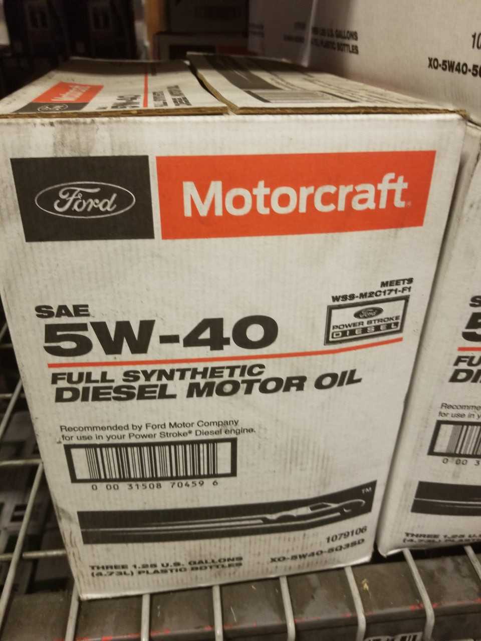 Lot of 6 Cases - MOTORCRAFT FS FULL SYNTHETIC 5W40 3X5QT - MISCELLANEOUS