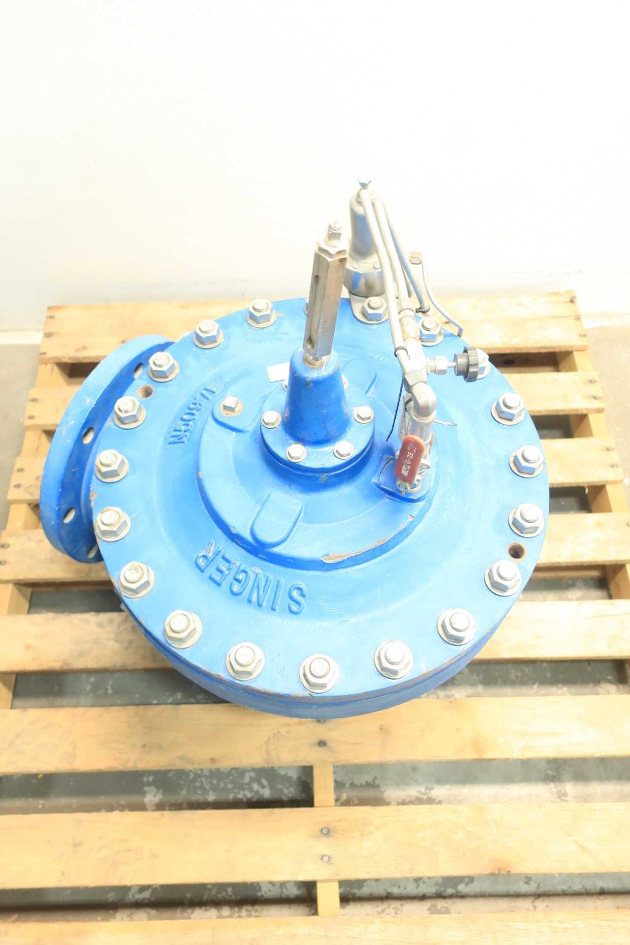 SINGER A106-RPS FLANGED 8IN PRESSURE REDUCING REGULATOR VALVE - VALVES
