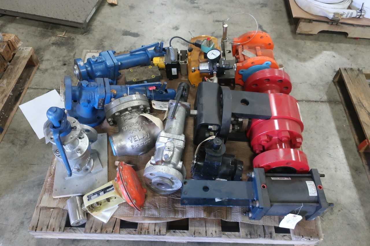 1 PALLET OF ASSORTED VALVES - VALVES