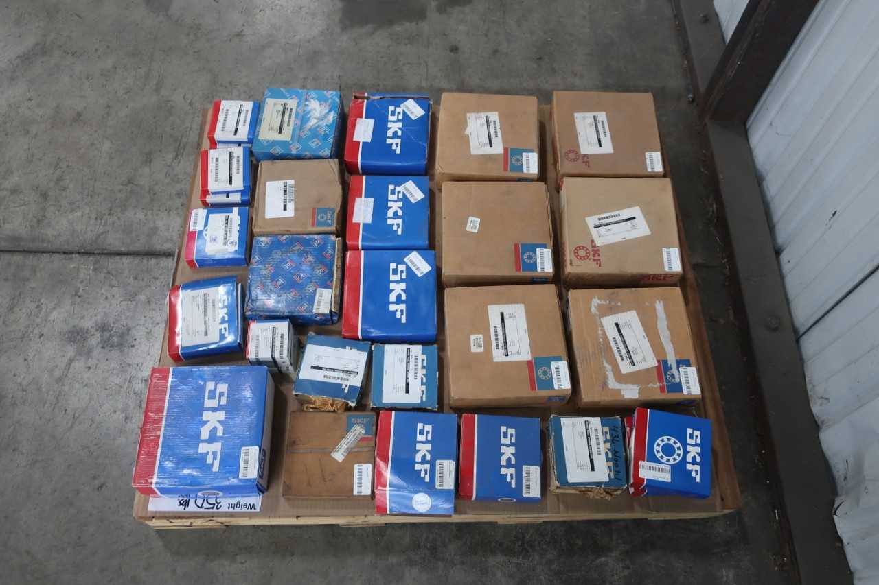 PALLET OF ASSORTED SKF ROLLER BEARINGS - BEARINGS