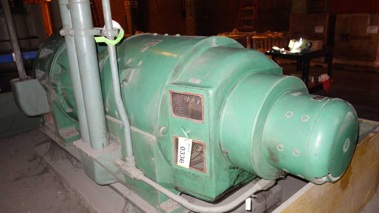 GENERAL ELECTRIC 29 G 794 CD-1556Y 250KW DIRECT CURRENT GENERATOR - ELECTRIC MOTORS