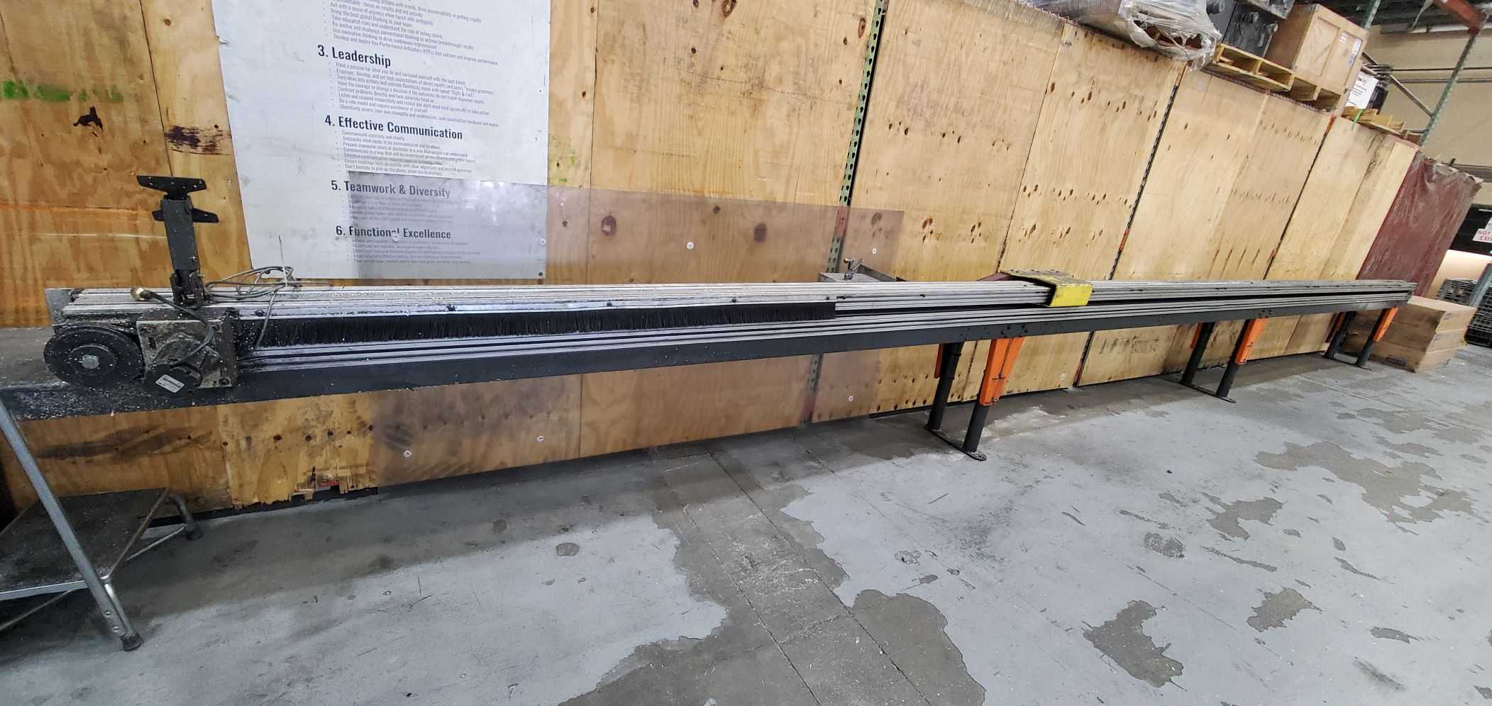 34ft Pusher Table - MACHINING EQUIPMENT