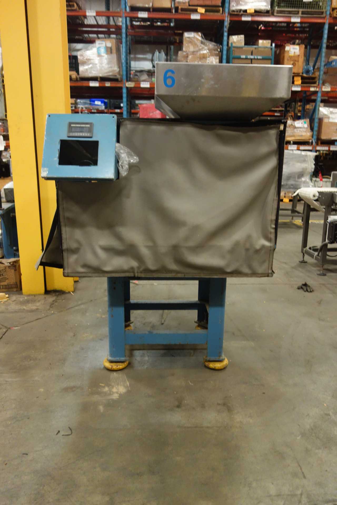 ENCLOSED ROTARY DISK FEEDER SYSTEM HOPPMANN LIVE BOTTOM HOPPER - PROCESS EQUIPMENT