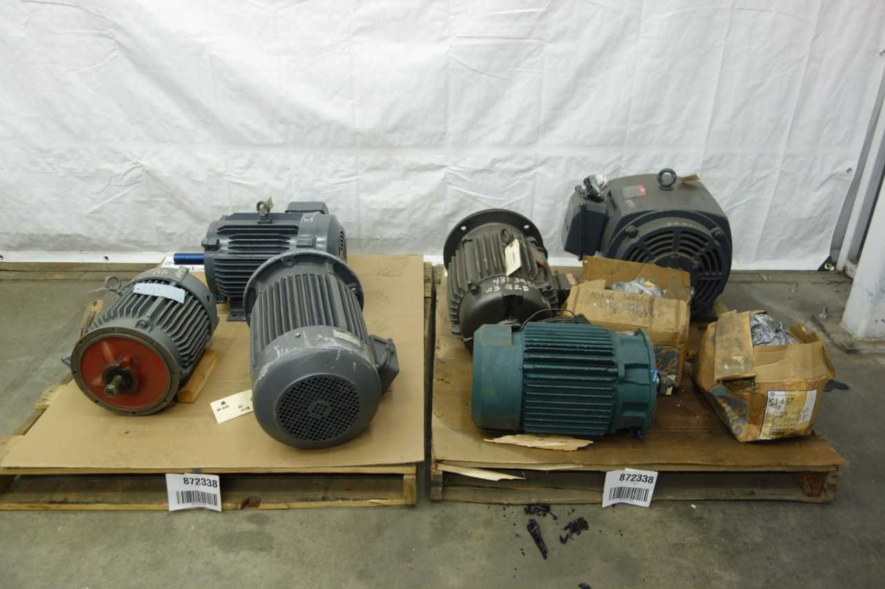 2 PALLETS OF ASSORTED MOTORS - ELECTRIC MOTORS