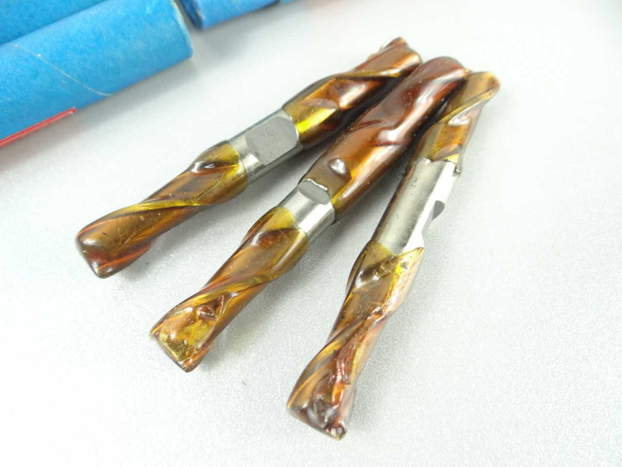New Lot of 14 HSS 2 Flute Double End Mills - MACHINE TOOLING