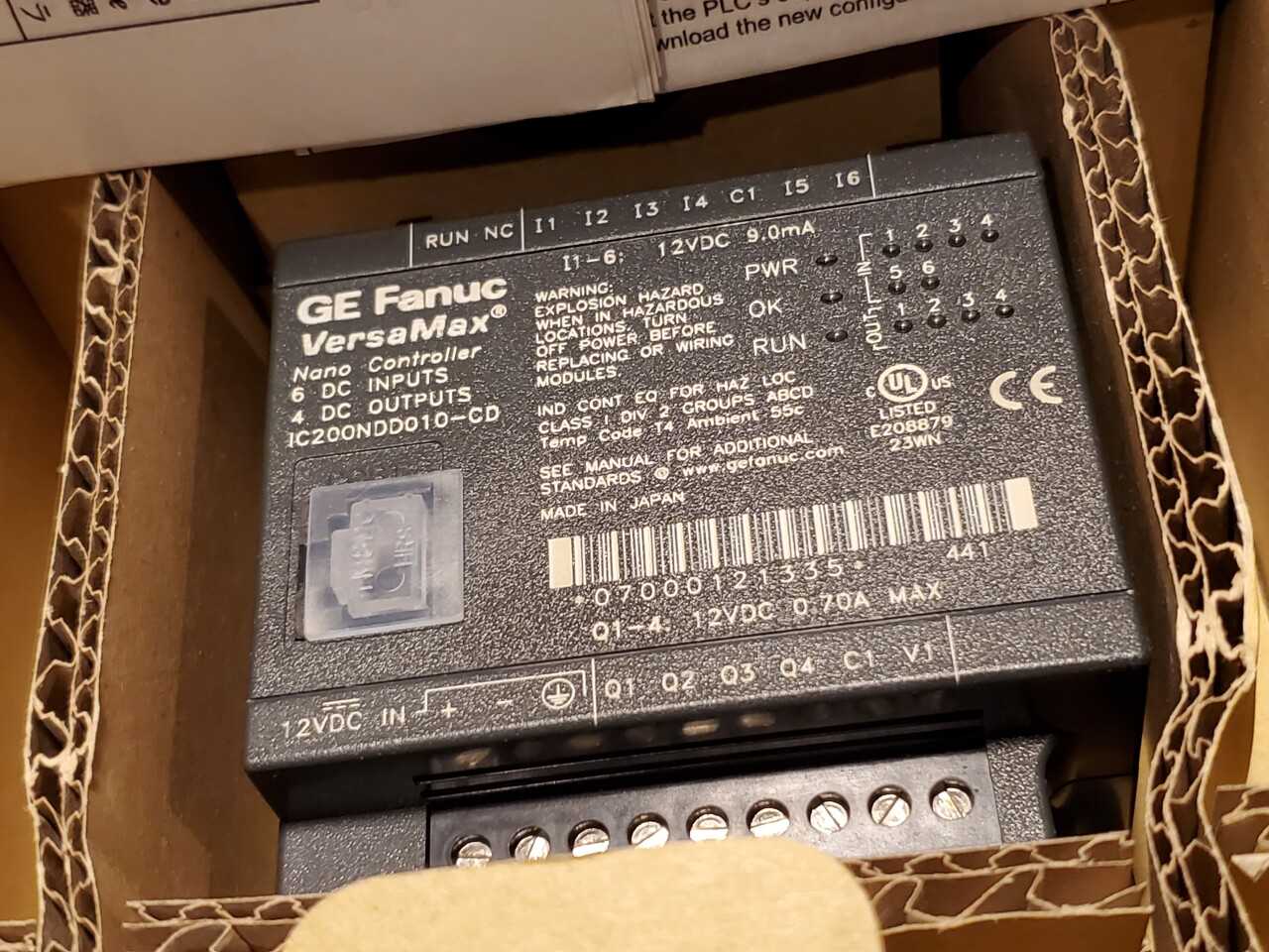 GE VersaMax Nano PLC - AUTOMATION & CONTROLS