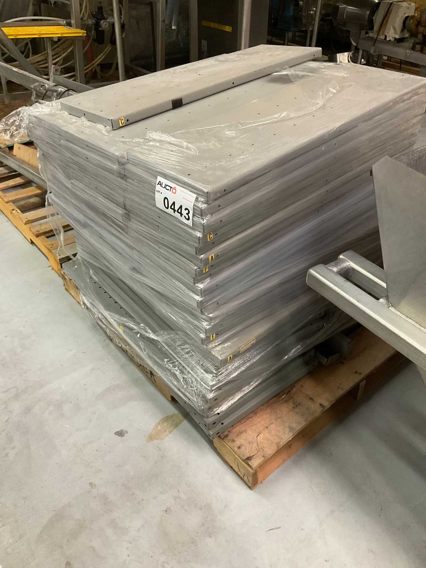 Pallet of Approximately 77 Shelving Panels