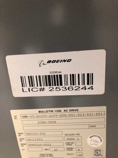 Allen-Bradley AC Frequency Drive (2536244) Ridley Park - INDUSTRIAL PARTS