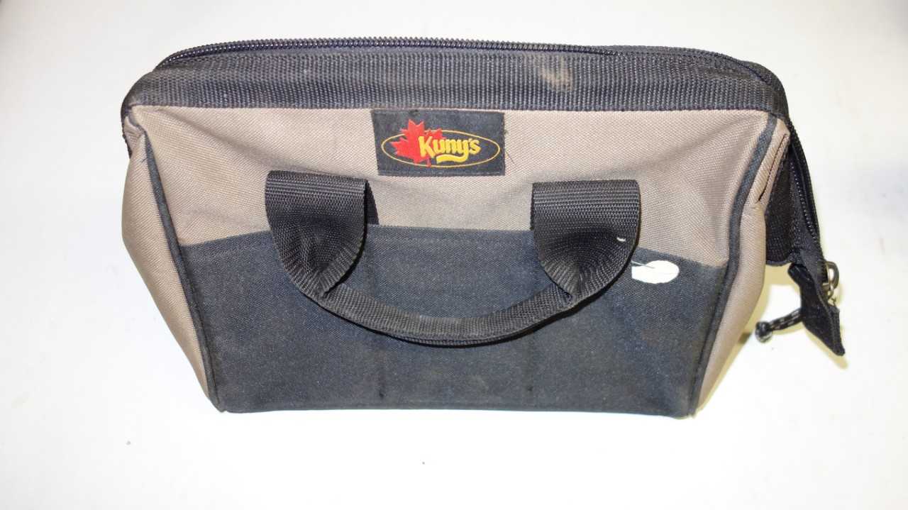 LOT OF 6 ASSORTED KUNYS TOOL BAGS - ELECTRIC POWER TOOLS