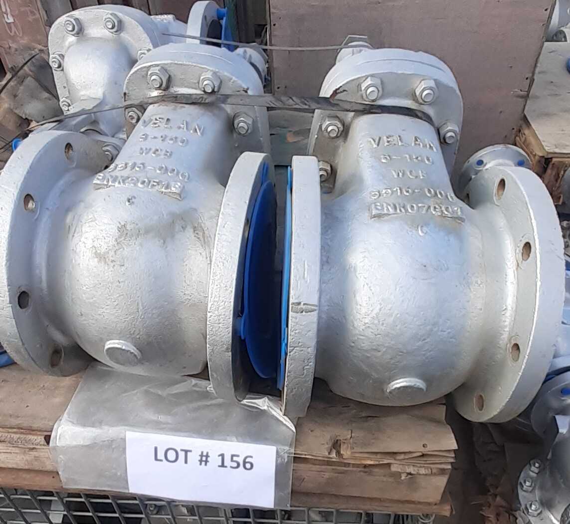 Lot of 3 Gate Valve - KNIFE GATE VALVE
