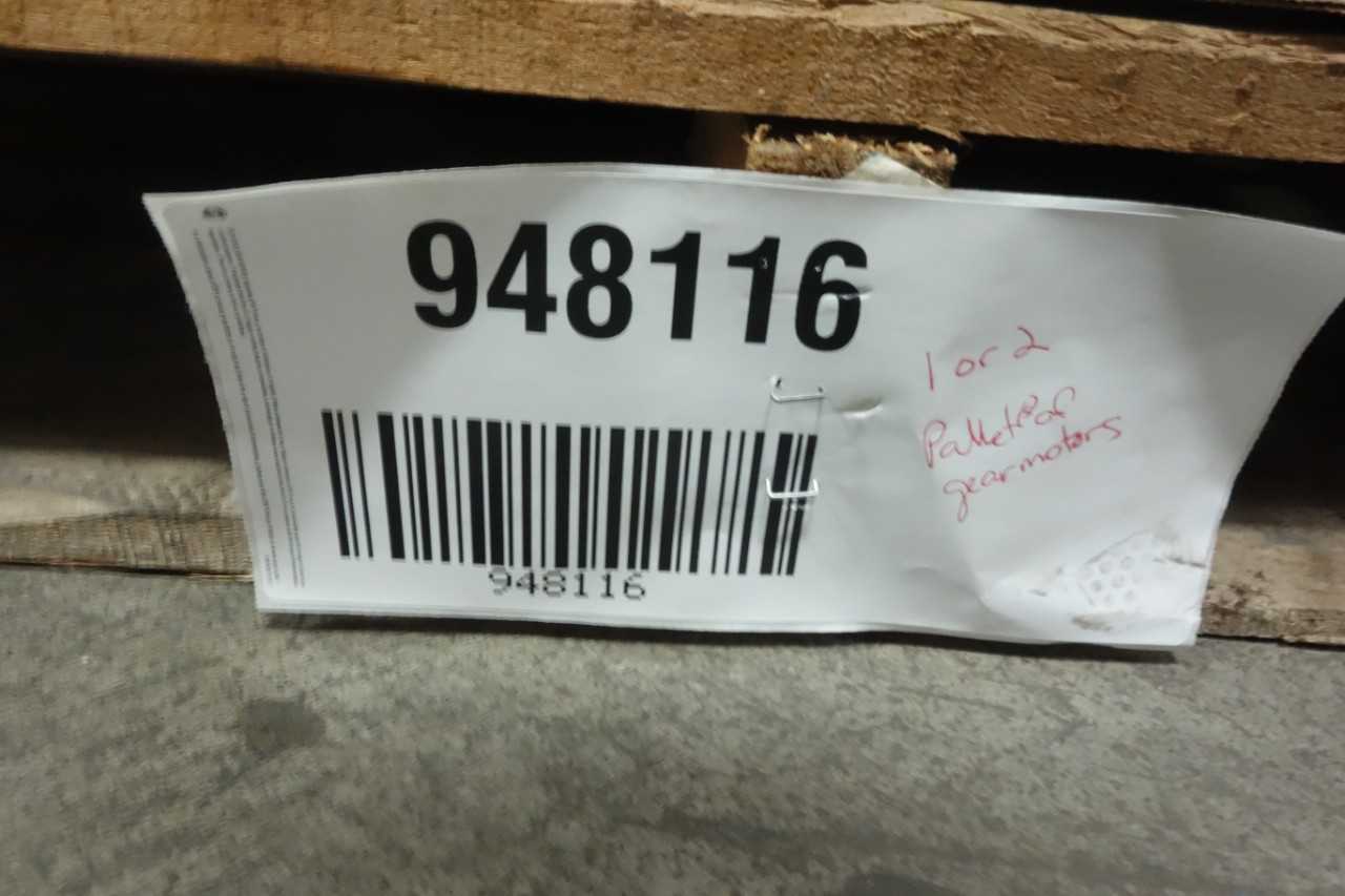 PALLET OF ASSORTED GEARMOTORS - HAND TOOLS