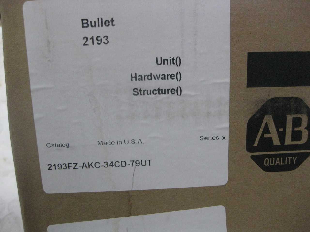 ALLEN BRADLEY30A MCC BUCKETS (QTY. 4 ) - MOTOR CONTROL CENTERS