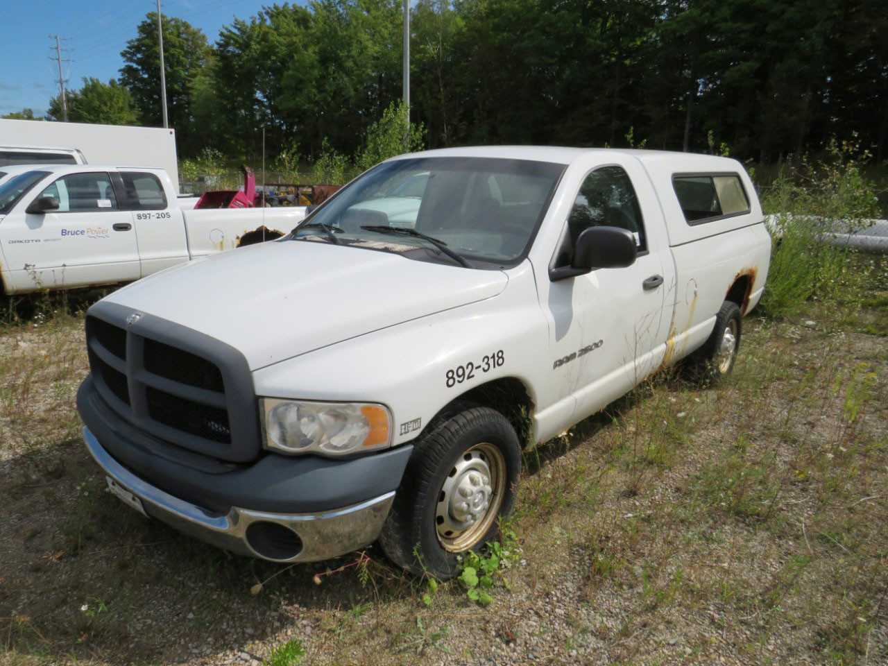 2004 DODGE RAM 2500 4X2 PICKUP TRUCK - HYDRO EXCAVATOR TRUCKS