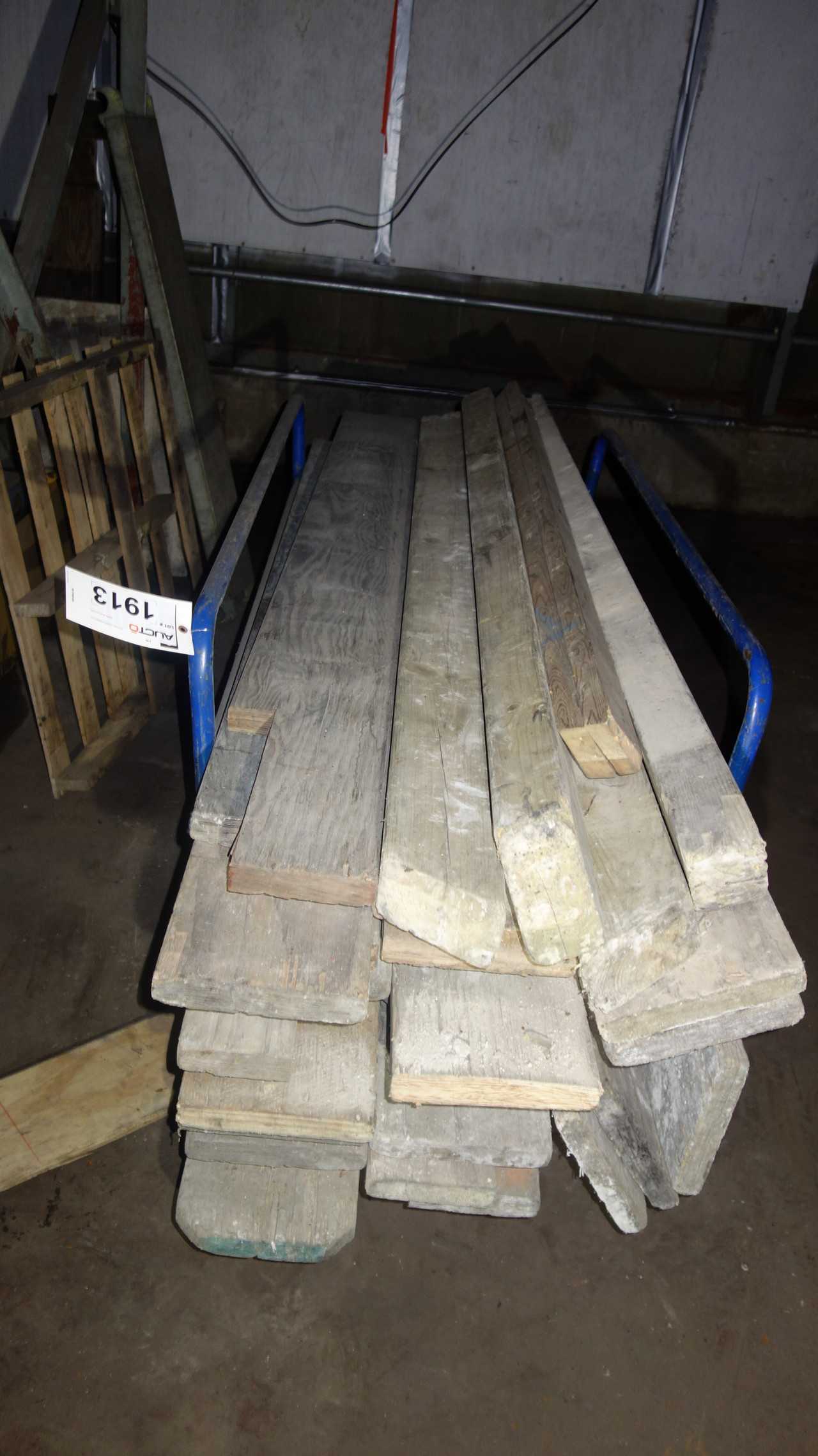 ASSORTED LOT OF PLYWOOD W/ CART - MISCELLANEOUS