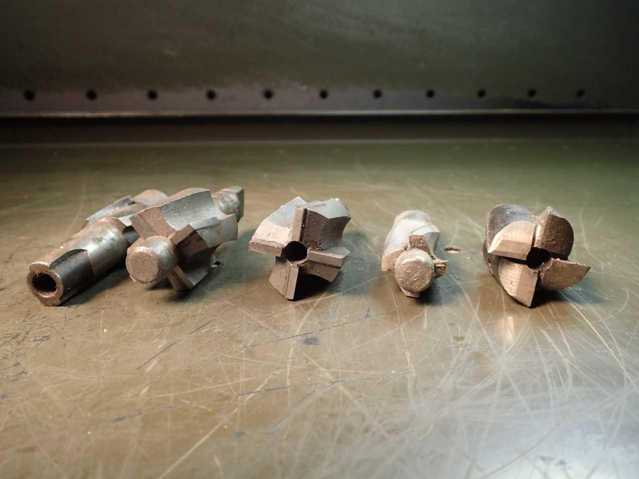5 Pcs of National Spline Taper #20 Piloted Counterbores HSS & Carbide - HOLEMAKING TOOLS