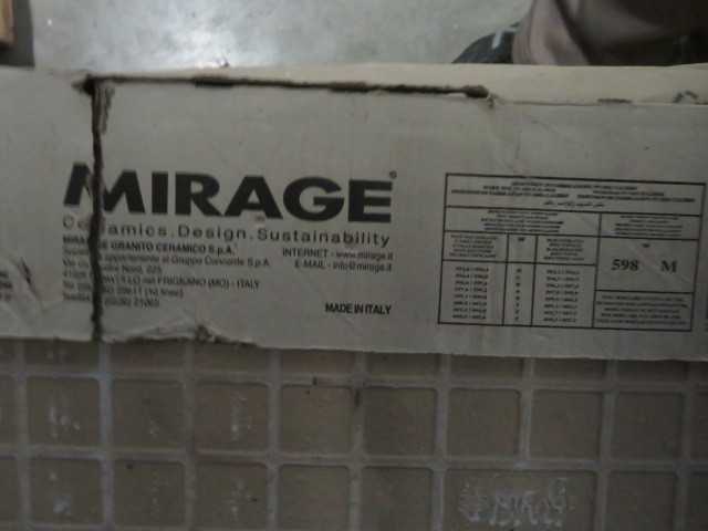 Mirage Tile Made in Italy Pallet LOT - MISCELLANEOUS