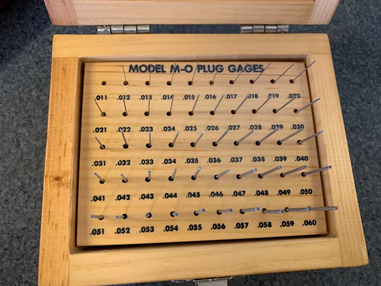 Pin Gage Set - PROCESS EQUIPMENT