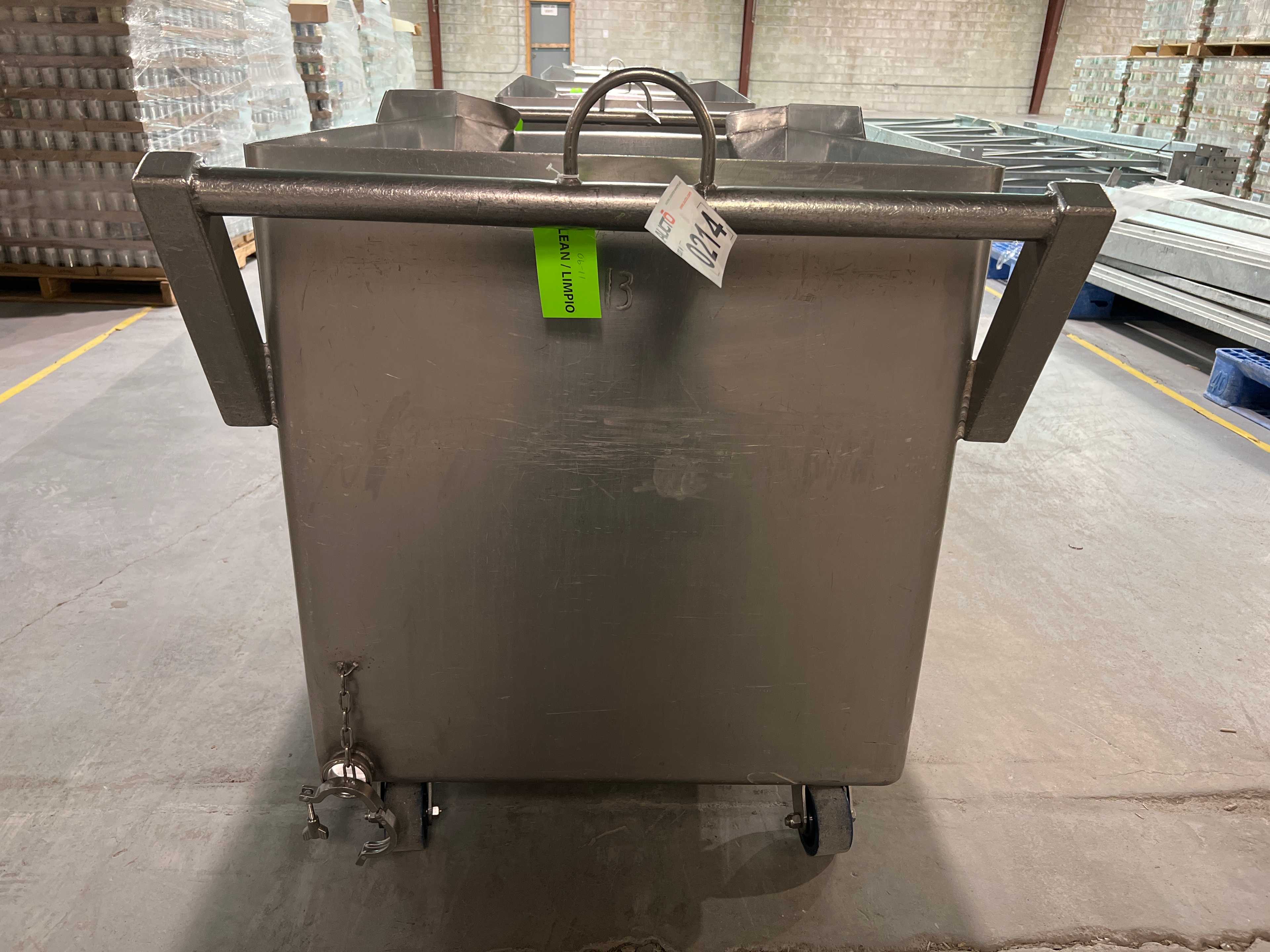 Stainless Steel Dump Cart Hopper