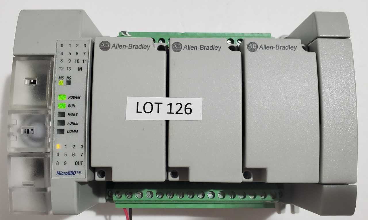 Allen Bradley Micro 850 2080-LC50-24QWB PLC - AUTOMATION & CONTROLS Allen Bradley Micro 850 2080-LC50-24QWB PLC - AUTOMATION & CONTROLS