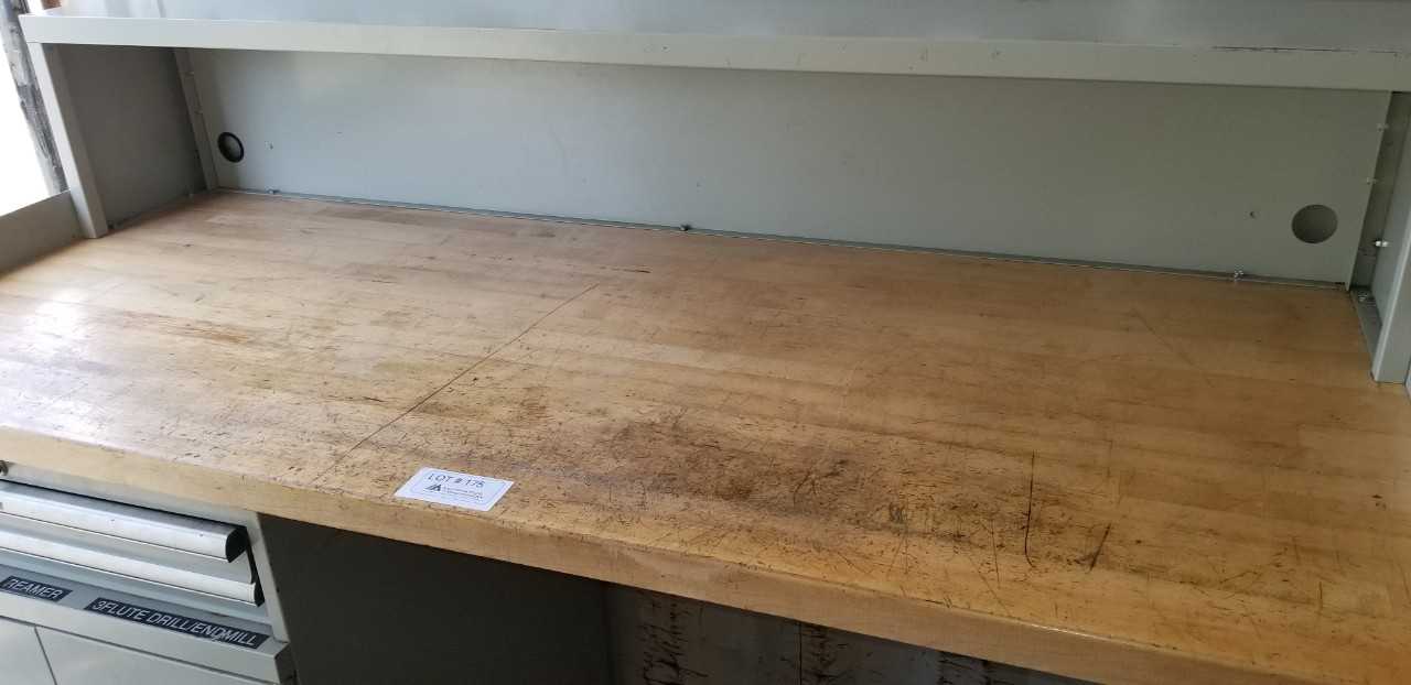 Lista Complete Butcher Block Work Bench No Contents - PLANT & FACILITY