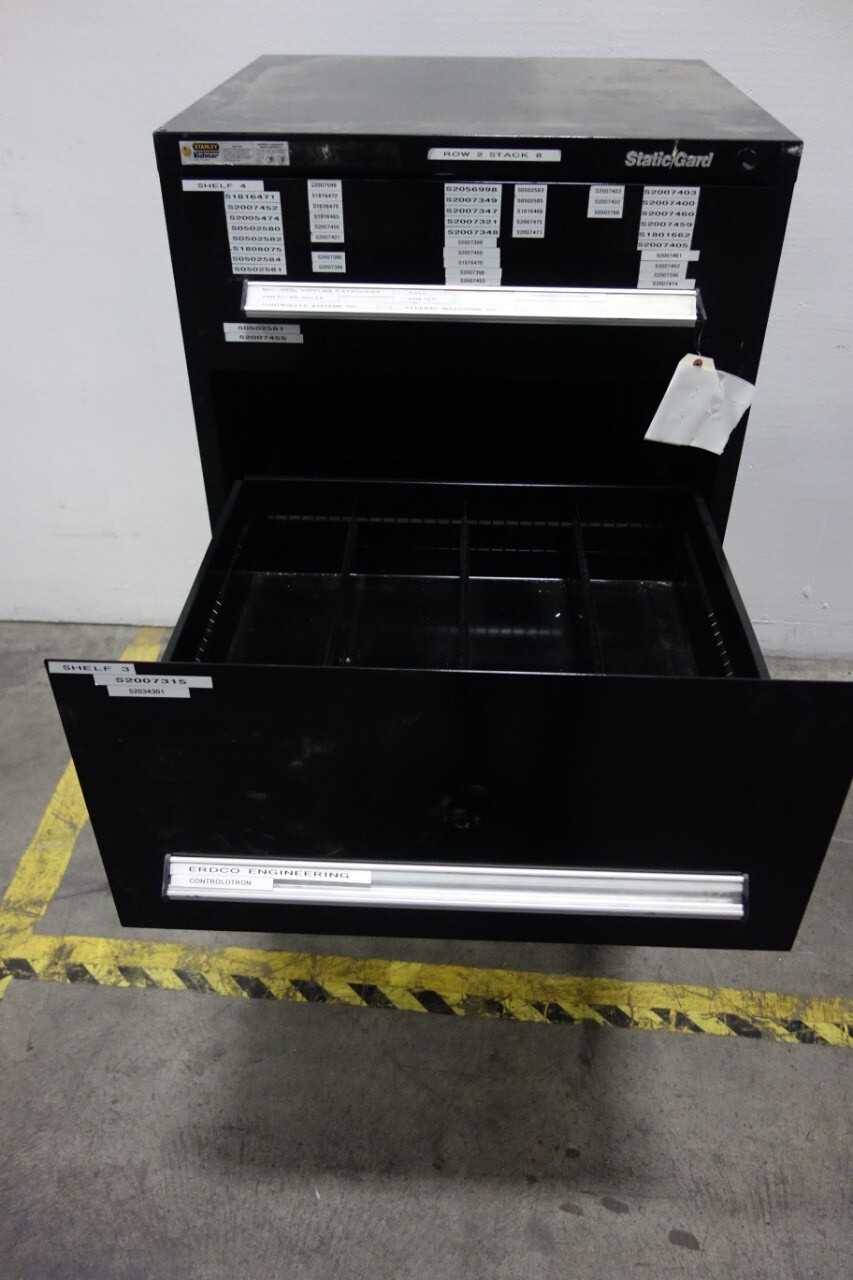 STANLEY VIDMAR STATICGARD 4 DRAWER CABINET - TOOL STORAGE