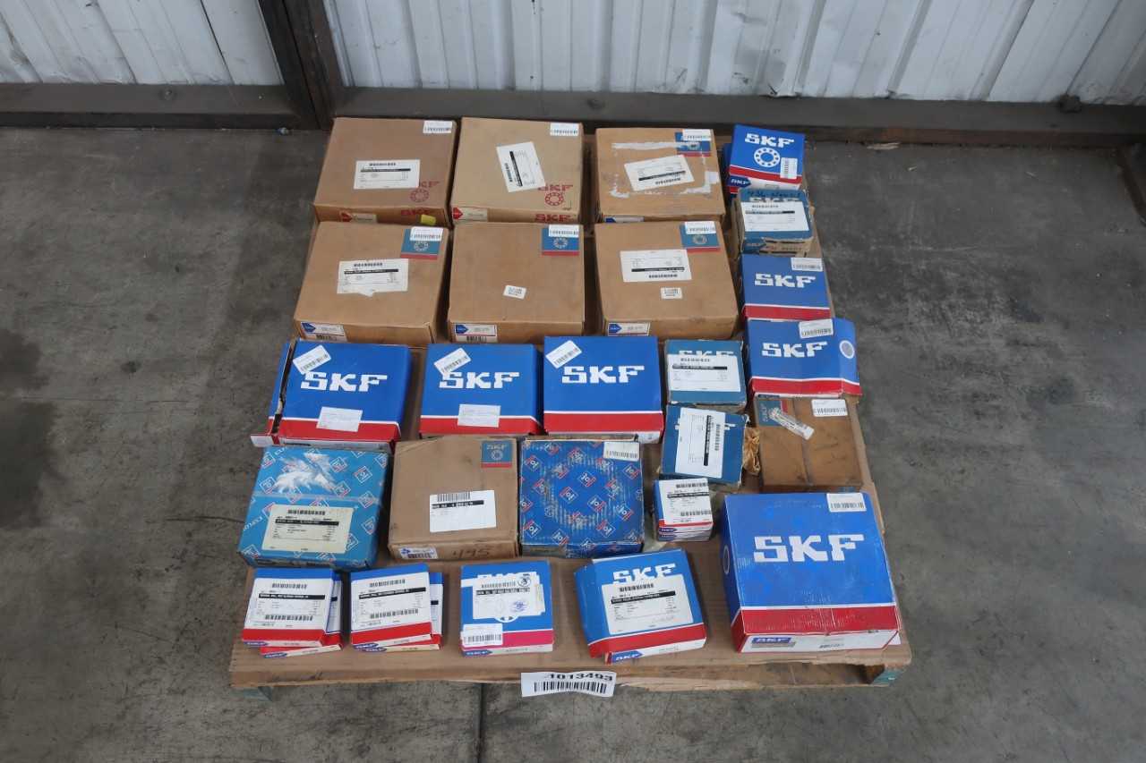 PALLET OF ASSORTED SKF ROLLER BEARINGS - BEARINGS