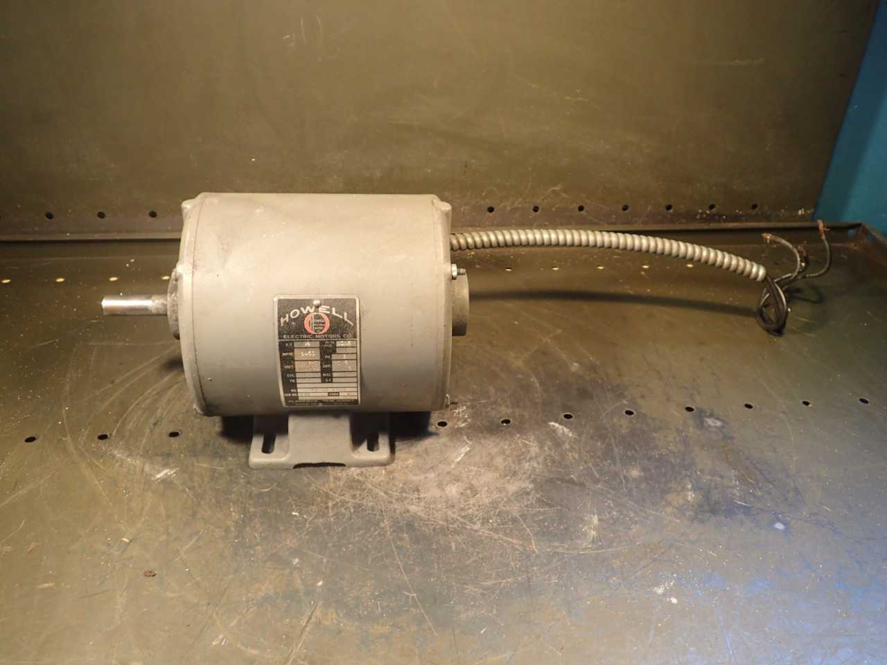 Howell 1/2-HP Electric Motor: 3450-RPM Frame J56 208-220/440V 3-phase 5/8" Shaft - ELECTRIC MOTORS